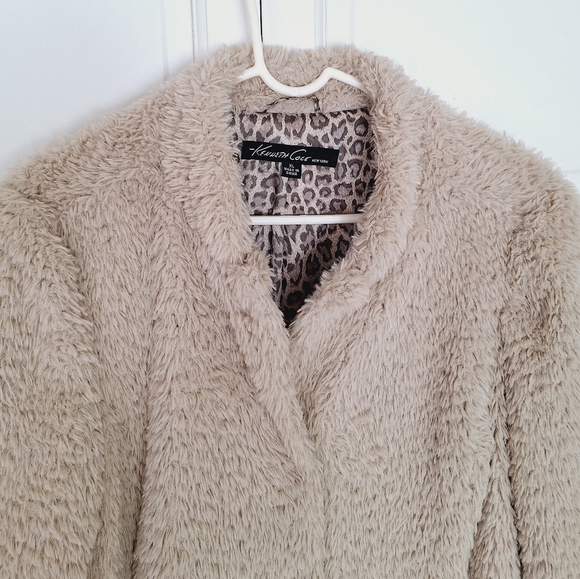 Kenneth Cole teddy bear winter coat -- NWOT - Picture 2 of 8